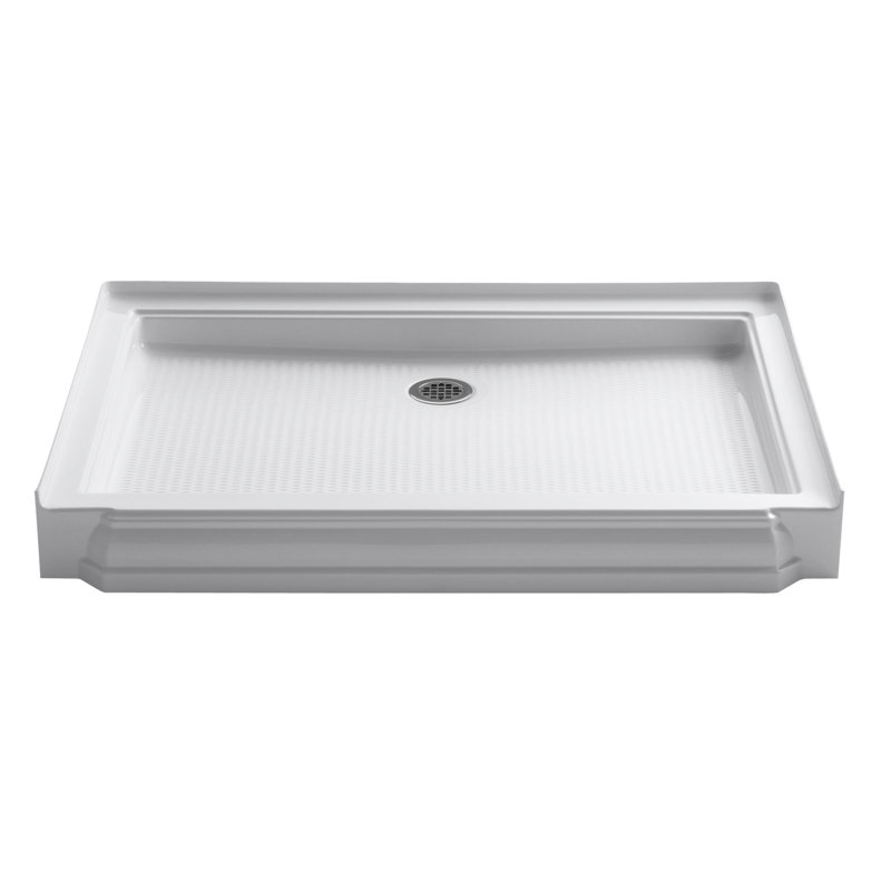 Kohler Memoirs 48" x 34" Single Threshold Rear Center Drain Shower Base